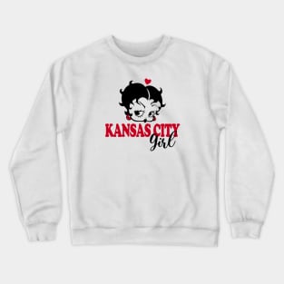 KANSAS CITY MISSOURI GIRL - Betty Boop Crewneck Sweatshirt